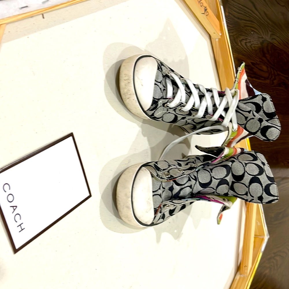 Coach women’s high top sneakers size 8.5